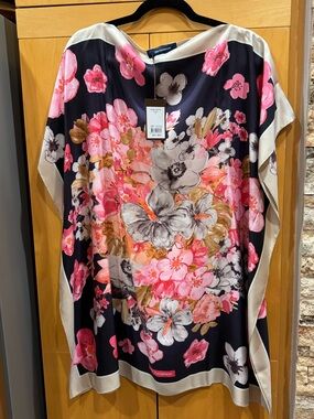 Jim Thompson Short Caftan - “Black Poncho”